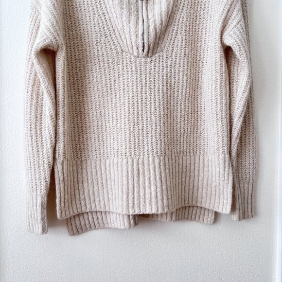 A.L.C. Everett Quarter Zip Alpaca Wool Blend Sweater - Picture 5 of 7